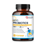 Nature Target 3-in-1 Digestive Health Probiotics, 100B CFUs, 90 Vegan Caps Probiotic White Smoke