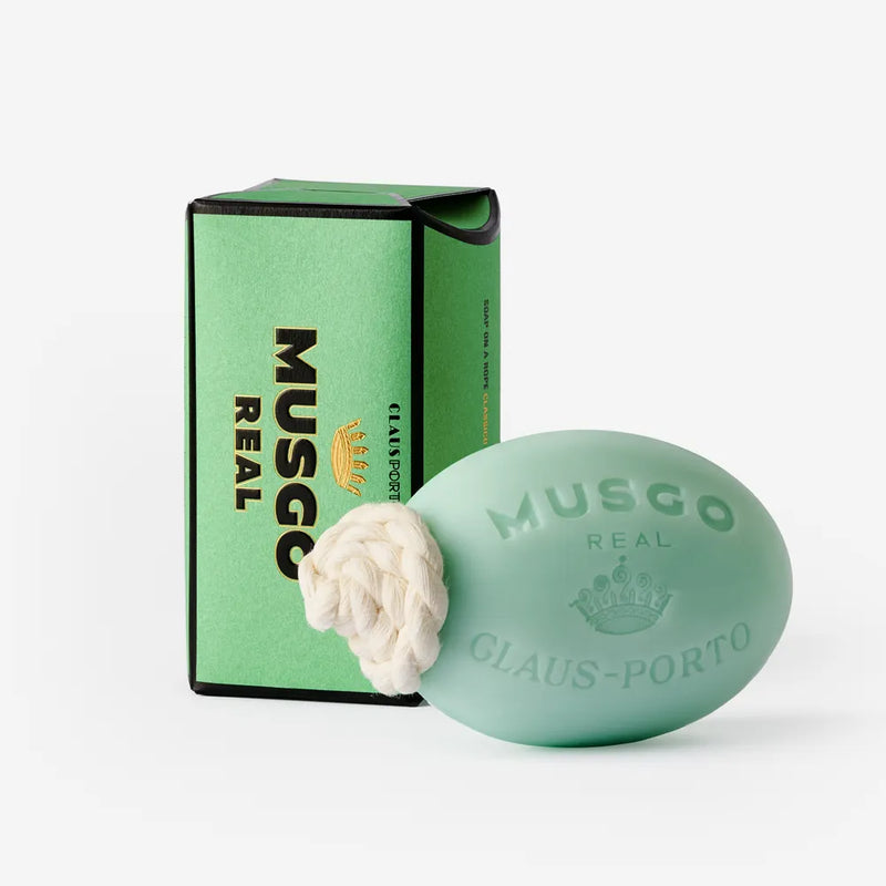 Claus Porto Claus Porto Musgo Real Clássico 22 Soap on a Rope 6.7 Oz Bar Soap White Smoke