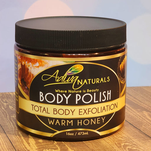 Adiva Naturals It's Back ✨ Ginger and Sugar Body Polish *Seasonal* Warm Honey Scrub Light Gray