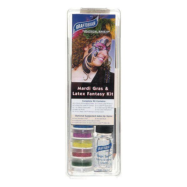 Graftobian Make-Up Company Mardi Gras Makeup Kit Light Gray