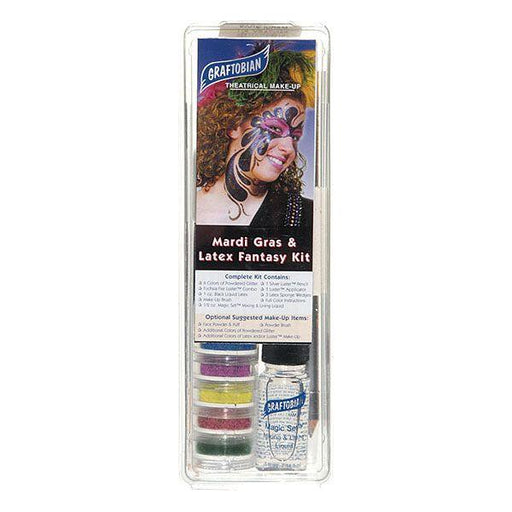Graftobian Make-Up Company Mardi Gras Makeup Kit Light Gray