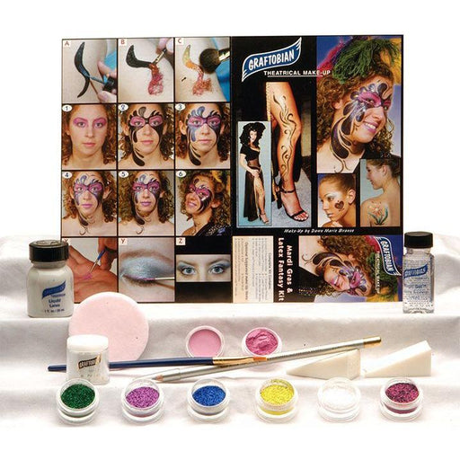 Graftobian Make-Up Company Mardi Gras Makeup Kit Gray