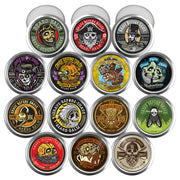 Grave Before Shave Grave Before Shave Beard Balm 2oz. tins Balms White Smoke OG Blend,Pine Scent,Viking Blend (no aroma),Bay Rum Blend,Gentlemen's Blend,Cigar Blend,Head Hunter Blend,Outdoorsman Blend,Caramel Mocha Blend,Tequila Limon Blend,Aphrodisiac Blend,Teakwood Blend,Pumpkin Smash (Pumpkin, rich vanilla and spice),Voodoo Ble