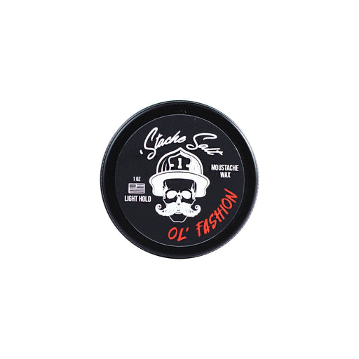 Stache Salt Moustache Wax Ol' Fashion - Light Hold Mustache Wax Moustache Wax Black