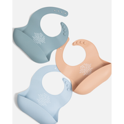 Be A Heart Meal Blessing Silicone Bib Bibs White Smoke Butter Yellow,Sage Green,Smoky Blue,Peach,Powder Blue,Cornflower Blue,Rose Pink,Mustard Yellow,Bubblegum Pink,Ube Purple