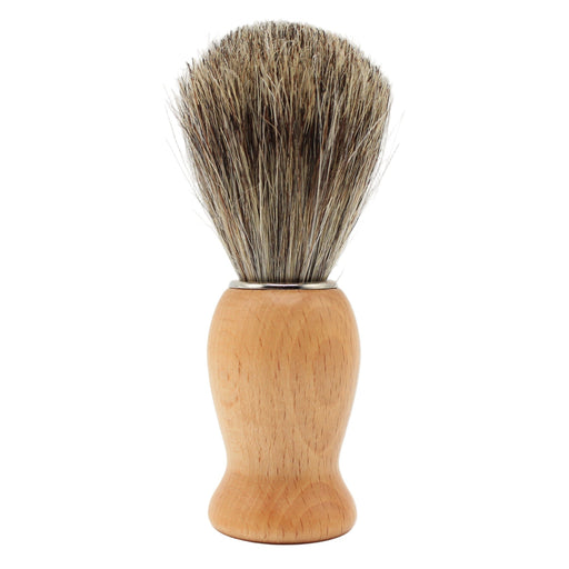 Il Ceppo Il Ceppo Light Wood Handle Pure Badger Bristle Shave Brush White Smoke