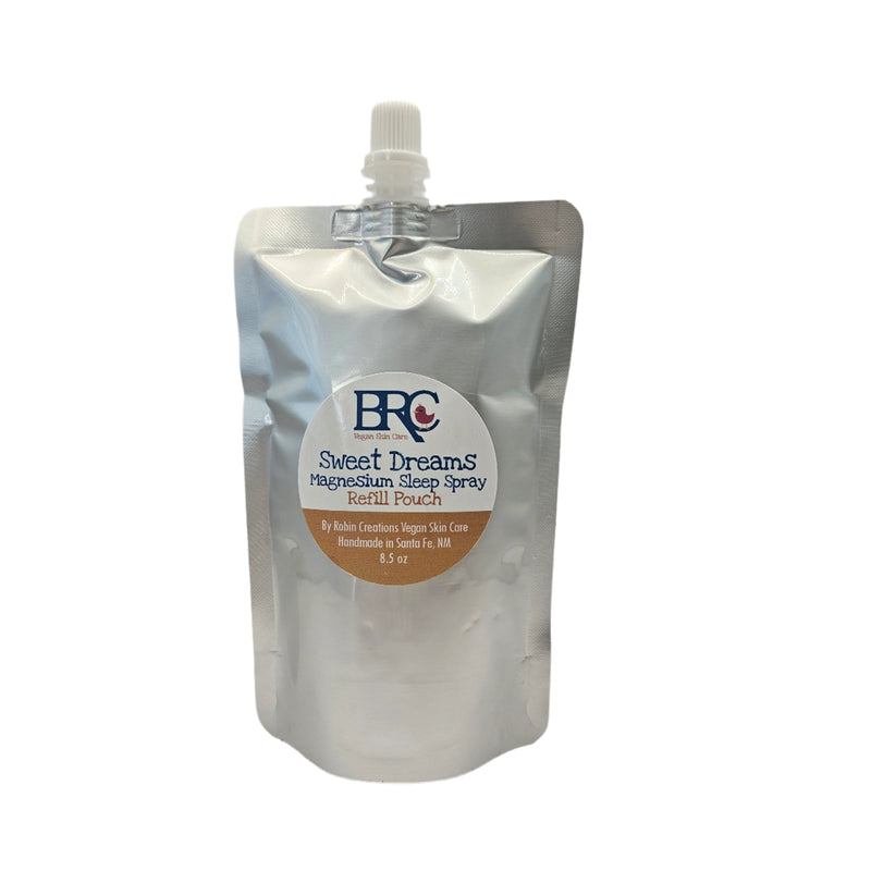 By Robin Creations Sweet Dreams Magnesium Sleep Spray Skin Care White Smoke 8.5oz Refill Pouch