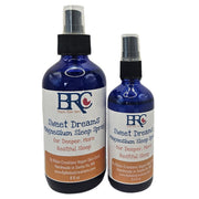 By Robin Creations Sweet Dreams Magnesium Sleep Spray Skin Care White Smoke 3.4oz Glass Bottle,8oz Glass Bottle,10oz Plastic Flairosol Bottle,8.5oz Refill Pouch
