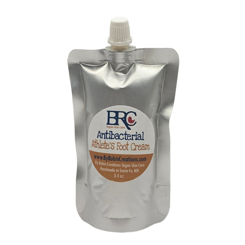 By Robin Creations Antifungal Athlete's Foot Cream Foot Odor Removers Dark Gray 3.4 oz Pouch