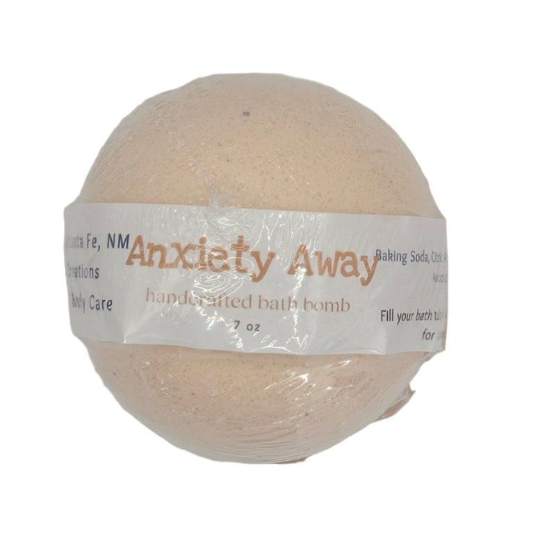 By Robin Creations Aromatherapy Bath Fizzies Bath Additives Dark Gray Anxiety Away / 1 Fizzy,Anxiety Away / 4 Fizzies