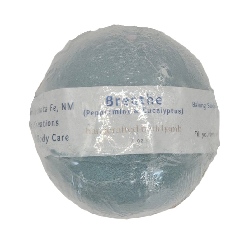 By Robin Creations Aromatherapy Bath Fizzies Bath Additives White Smoke Breathe For Colds Congestion & Flu Relief / 1 Fizzy,Breathe For Colds Congestion & Flu Relief / 4 Fizzies