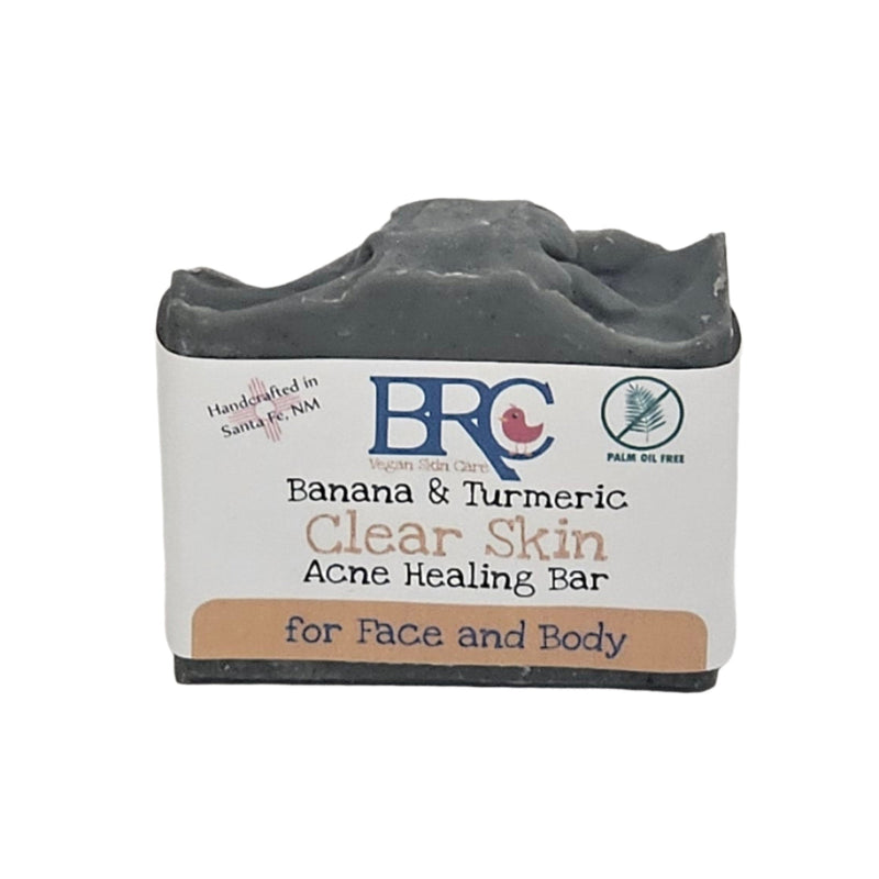 By Robin Creations Clear Skin Essential Acne Healing Facial Bundle with Free Healing Cleansing Bar Acne Treatments & Kits Gray Original Scent (Clarifying Peppermint & Lemon Essential Oils),Unscented