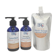By Robin Creations LoveSlick Intimate Personal Lubricant Personal Lubricants White Smoke 4oz Glass Pump Bottle / Original Scent,4oz Glass Pump Bottle / Fragrance-Free,4oz Refill Pouch / Original Scent,4oz Refill Pouch / Fragrance-Free
