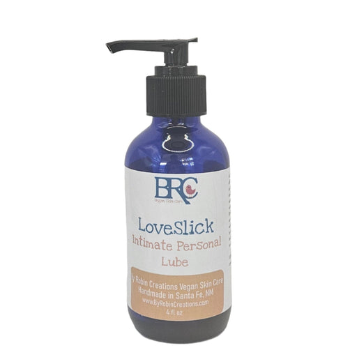 By Robin Creations LoveSlick Intimate Personal Lubricant Personal Lubricants White Smoke 4oz Glass Pump Bottle / Original Scent