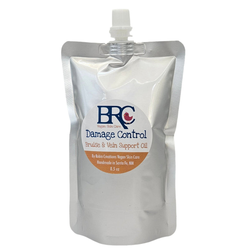By Robin Creations Damage Control Bruise & Varicose Vein Support Oil Deodorant & Body Care White Smoke 8.5 oz Refill Pouch