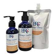 By Robin Creations Damage Control Bruise & Varicose Vein Support Oil Deodorant & Body Care White Smoke 4 oz Glass Pump Bottle,8 oz Glass Pump Bottle,8.5 oz Refill Pouch