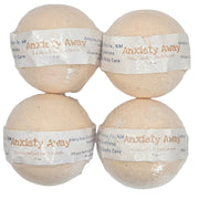 By Robin Creations Anxiety Away Bath Fizzies Bath Additives White Smoke 4 Fizzies