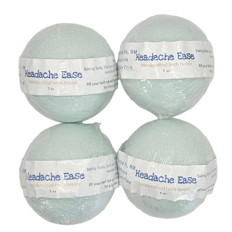 By Robin Creations Headache & Migraine Relief Bath Fizzies Bath Additives White Smoke 4 Fizzies