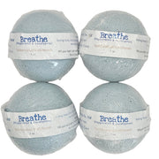 By Robin Creations Breathe Cold Care Bath Fizzies Bath Additives White Smoke 4 Fizzies