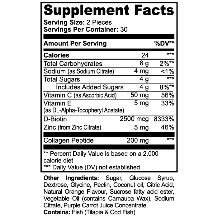Goiteia Goiteia Collagen Gummies (Adult) 60 gummies Proteins & Blends White Smoke