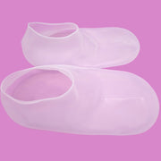 By Robin Creations Silicone Gel Moisturizing Socks for Cracked Heels & Feet Silicone Moisturizing Gloves Thistle 1 Pair,4 Pairs