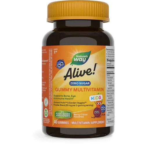 Alive Alive zero sugar cw 60 kids gmm Vitamins & Supplements White Smoke