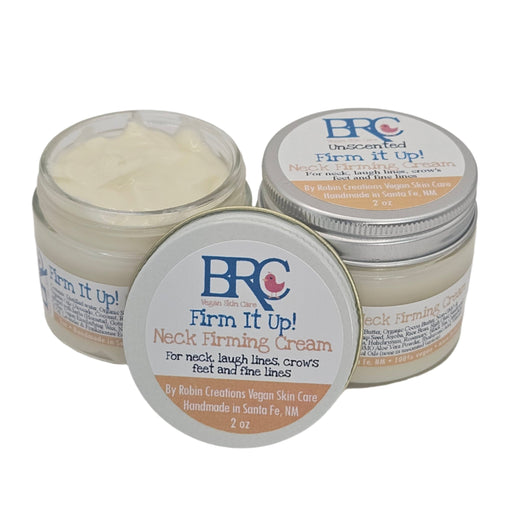 By Robin Creations Firm It Up! Intense Firming Cream for Neck, Chest, Laugh Lines & Crow's Feet Lotion & Moisturizer White Smoke 2oz Glass Jar / Original (Lavender & Frankincense),2oz Glass Jar / Unscented,4oz Refill Pouch / Original (Lavender & Frankincense),4oz Refill Pouch / Unscented