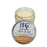 By Robin Creations Firm It Up! Intense Firming Cream for Neck, Chest, Laugh Lines & Crow's Feet Lotion & Moisturizer White Smoke 2oz Glass Jar / Unscented