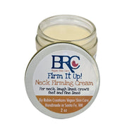 By Robin Creations Firm It Up! Intense Firming Cream for Neck, Chest, Laugh Lines & Crow's Feet Lotion & Moisturizer White Smoke 2oz Glass Jar / Original (Lavender & Frankincense)