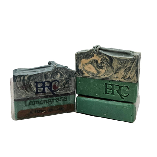 By Robin Creations Lemongrass Natural Artisan Bar Soap Bar Soap White Smoke 1 Bar,4 Bars
