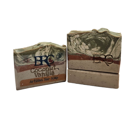 By Robin Creations Coconut Vanilla Natural Artisan Bar Soap Bar Soap White Smoke 1 Bar,4 Bars