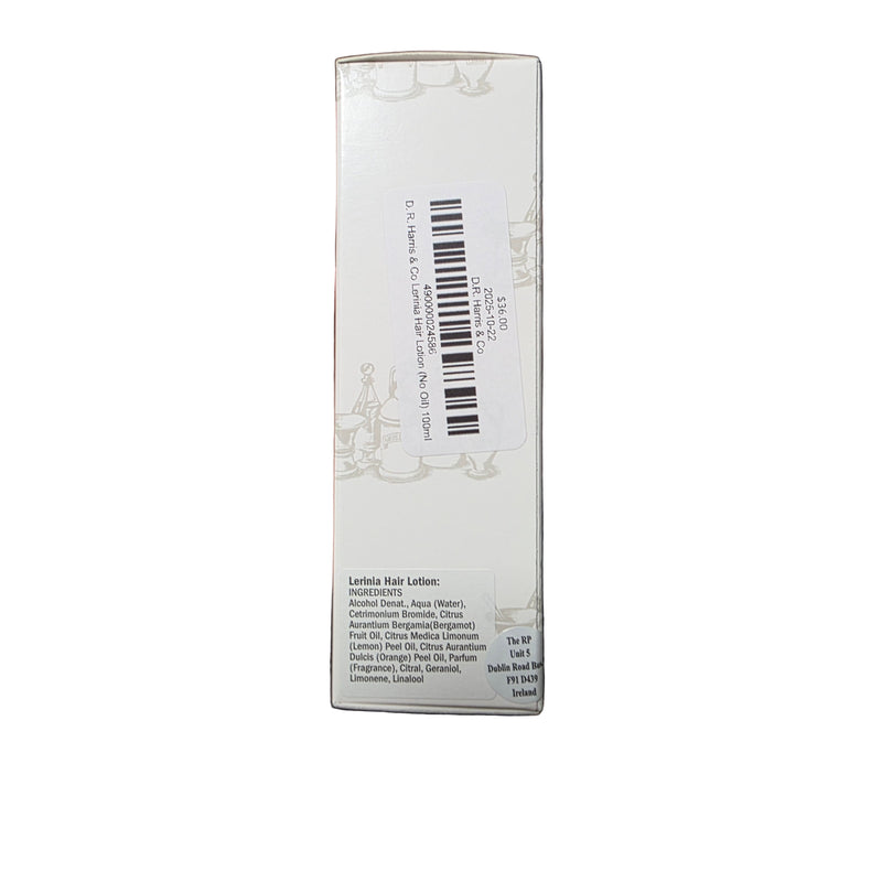 D.R. Harris & Co D. R. Harris & Co Lerinia Hair Lotion (No Oil) 100ml Hair Lotion Light Gray