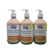 By Robin Creations Eczema Relief Hand & Body Lotion Lotion & Moisturizer White Smoke 3 x 16 oz Biodegradable Wheat Straw Bottles