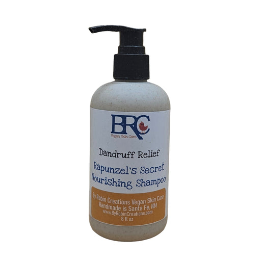 By Robin Creations Rapunzel's Secret Liquid Soothing Dandruff Relief Shampoo Shampoo White Smoke 8 oz Biodegradable Pump Bottle