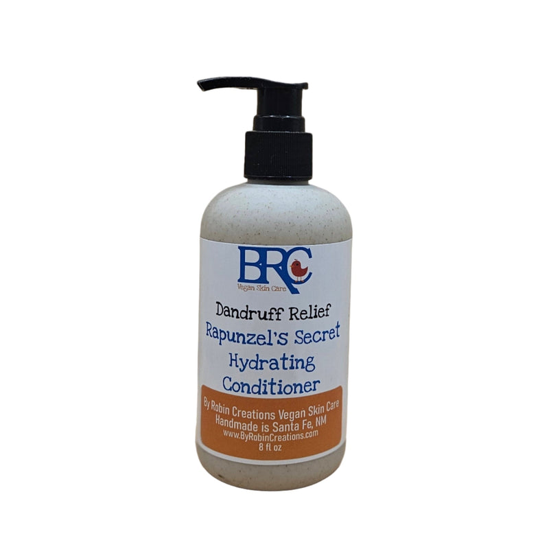 By Robin Creations Liquid Dandruff Relief Hair Conditioner Conditioners White Smoke 8 oz Biodegradable Pump Bottle