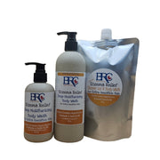 By Robin Creations Eczema Relief Gentle Moisturizing Body Wash Deodorant & Body Care White Smoke 8 oz Biodegradable Pump Bottle,16 oz Biodegradable Pump Bottle,17 oz Aluminum Refill Pouch