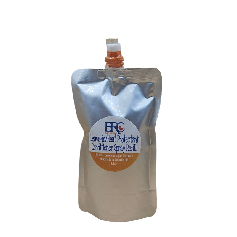 By Robin Creations Leave-In Conditioner Spray & Heat Protectant Hair Loss Treatments White Smoke 8.5oz Refill Pouch