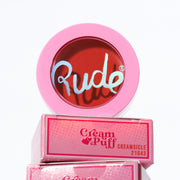Rude Cosmetics Cream Puff Natural Blush Blush White Smoke Cake Pop,Mochi,Creamsicle,Fruit Tart,Short Cake,Red Velvet