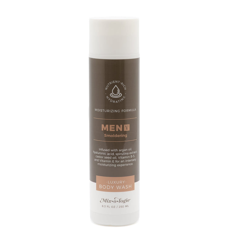 MIXOLOGIE Mixologie Men's Luxury Body Wash Men's Body Wash Light Gray V - Smoldering