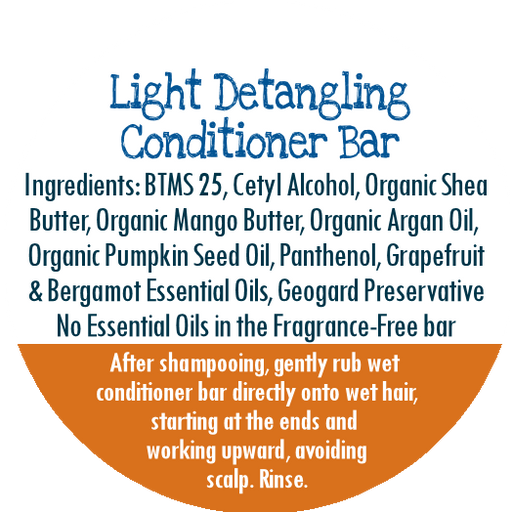 By Robin Creations Light Detangling Natural Hair Conditioner Bar Conditioners White Smoke Grapefruit & Bergamot / 1 Refill Bar (No Tins and No Trays),Grapefruit & Bergamot / 1 Bar with Bamboo Tray,Grapefruit & Bergamot / 1 Bar with Travel Tin,Fragrance-Free (Unscented) / 1 Refill Bar (No Tins and No Trays),Fragrance-Free (Unscented) / 1 Bar wi
