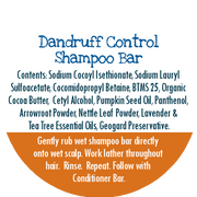 By Robin Creations Dandruff Control Shampoo Bar Shampoo White Smoke 1 Refill Bar (no tins or trays),1 Bar with Bamboo Tray,1 Bar with Storage Tin