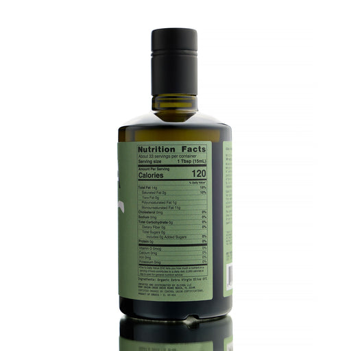 Olivea High Phenolic Extra Virgin Olive Oil — 500+ mg/kg Polyphenols White Smoke