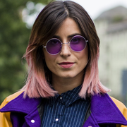 zeroUV Retro Hippie Metal Lennon Round Color Lens Sunglasses 8594 Sunglasses Dark Slate Gray Silver Purple,Silver Blue,Silver Red,Silver Pink,Gunmetal Smoke,Black Smoke,Gold Brown