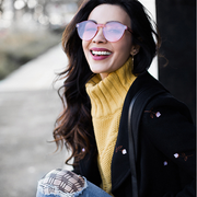 zeroUV Mono Block Rimless PC Color Tone Lens Sunglasses A555 Sunglasses Black Red,Blue,Pink,Orange,Smoke,Clear,Dark Pink,Black,Yellow
