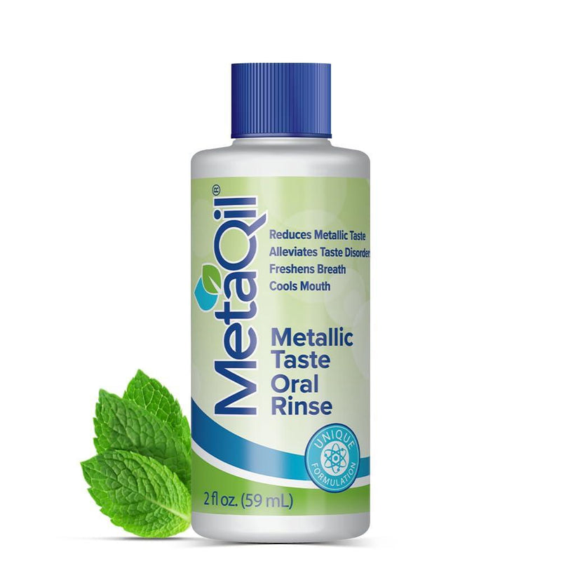 MetaQil MetaQil Oral Rinse For Metallic Taste Travel Size, 2 Oz Mouthwash White Smoke