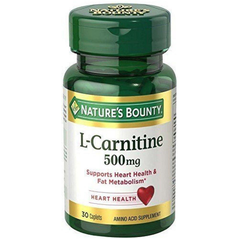 Nature's Bounty Nature's Bounty L-Carnitine 500 Mg Dietary Supplement Tablets Health & Beauty White Smoke