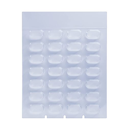 Ezy Dose Ezy Dose 28-Day Disposable Blisters For Pill, Medicine, Vitamin, Use With Unit Cold Seal System, Small (Case Of 500) Disposable Cameras Light Gray