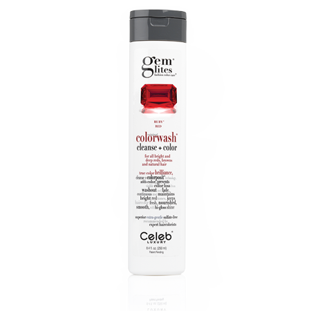 Celeb Luxury Celeb Luxury Gem Lites Colorwash RUBY 8.25 Oz Conditioners White Smoke