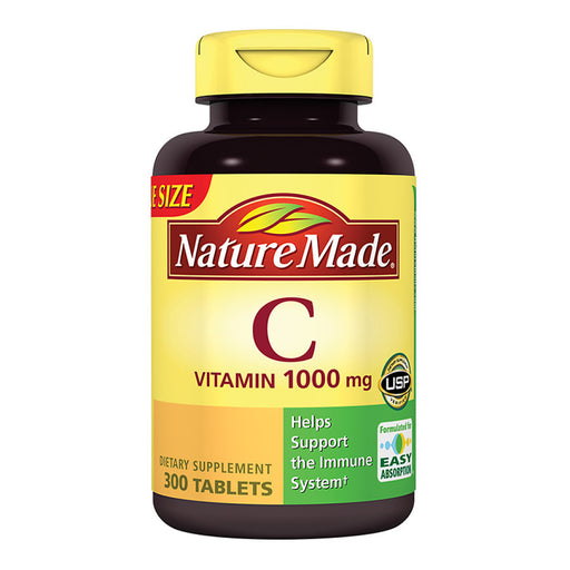 Nature Made Nature Made Vitamin C, Extra Strength,1000 Mg, Tablets, Value Size Vitamins & Supplements White Smoke