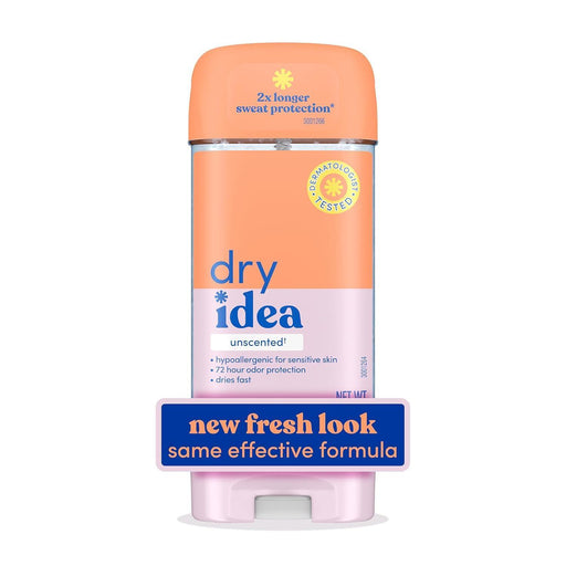Dry Idea Dry Idea Antiperspirant & Deodorant Clear Gel, Unscented 3 Oz Deodorant White Smoke